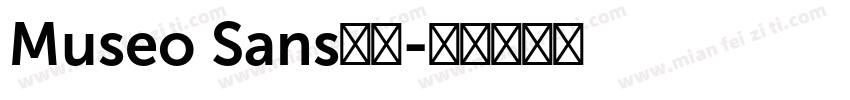 Museo Sans字体字体转换